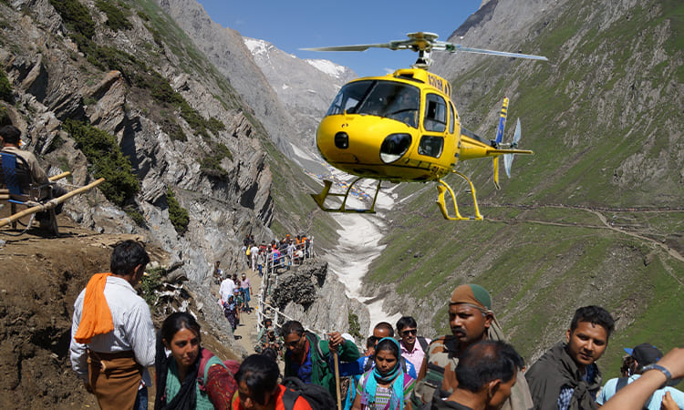 Amarnath Yatra by Helicopter Via Baltal from Jammu